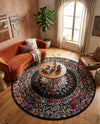 Brighton Terrace Collection Area Rug -  Withdean Round Multi  lifestyle 63