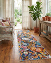 Meadow Breeze Collection Area Rug -  Daffodil Runner Multi  lifestyle 21