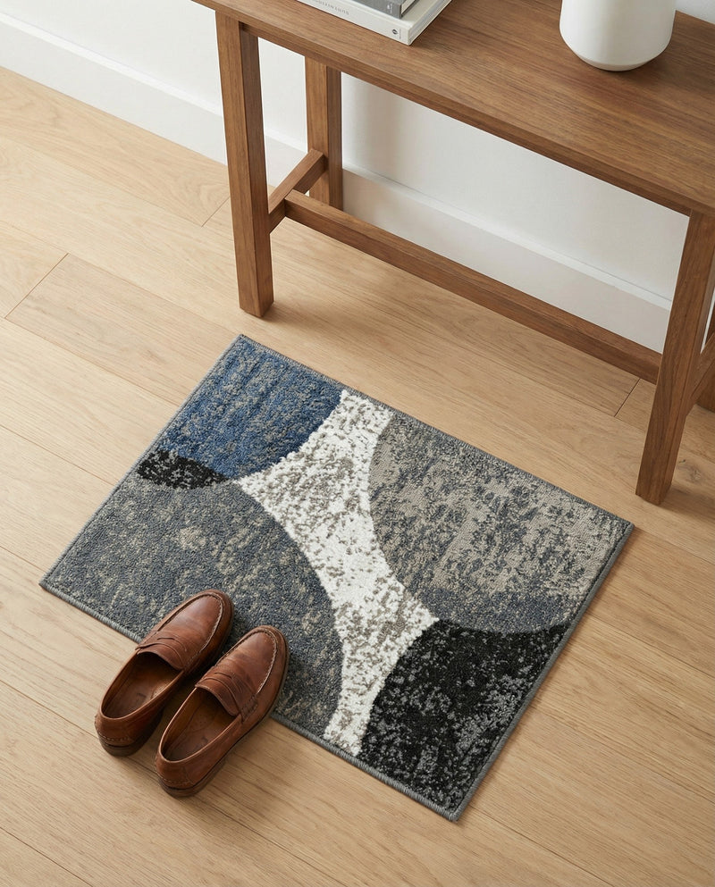 Copenhagen Edge Collection Area Rug -  Amager Rectangle Multi  lifestyle 13