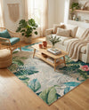 Seaside Blooms Collection Area Rug -  Paradise Rectangle Multi  lifestyle 15