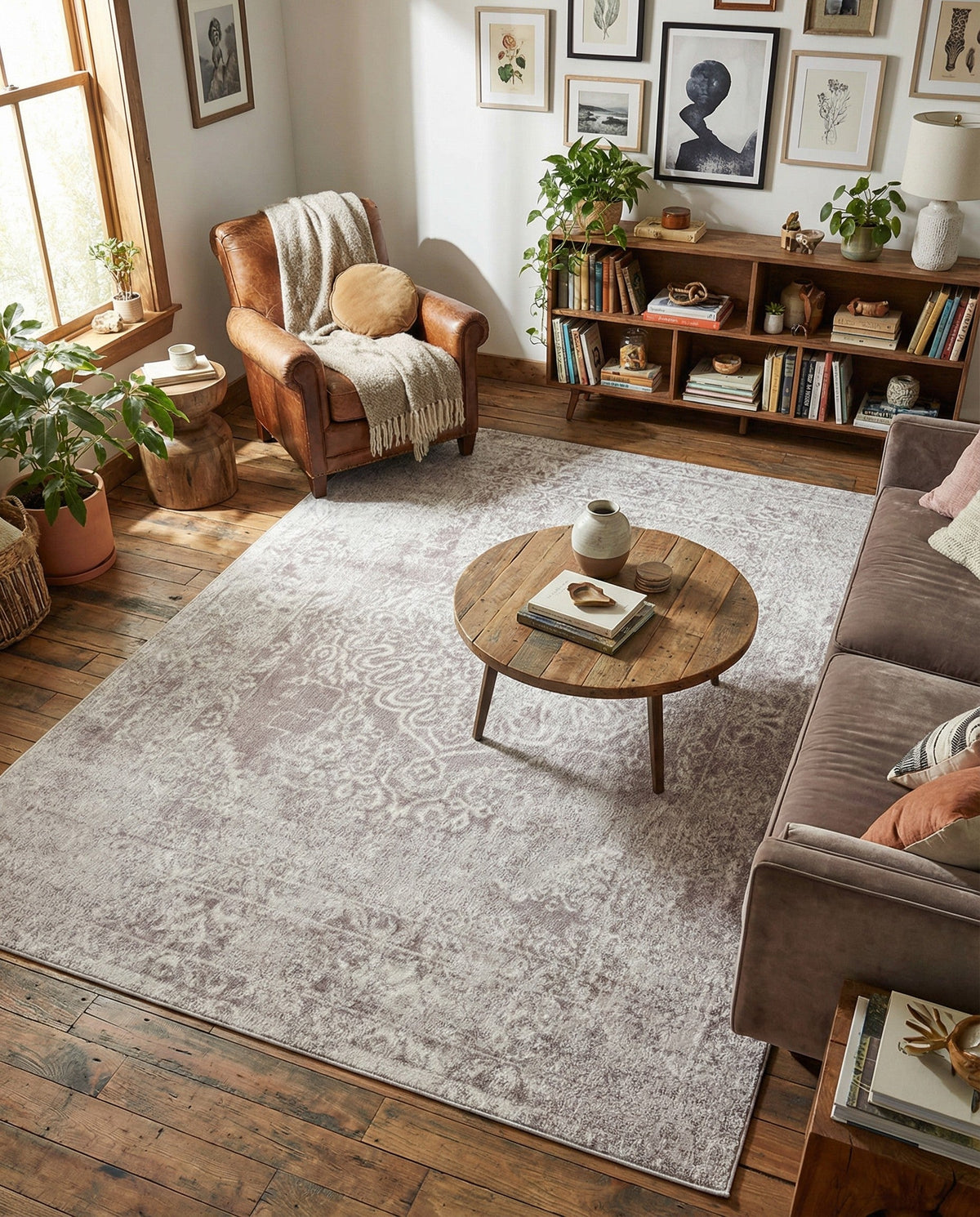 Cambridge Classics Collection Area Rug -  Magdalene (Gray) Rectangle Gray  lifestyle 16
