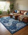 Horizon Collection Area Rug - Dawn Rectangle Blue  lifestyle 58