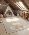 Wonder Tykes Collection Area Rug - Enchanted Rectangle Peach Blossom  lifestyle 11