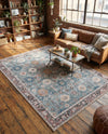 Heritage Elegance Collection Area Rug -  Himeji Rectangle Green  lifestyle 36