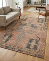 Savannah Threads Collection Area Rug -  Sonoran Rectangle Antique Red  lifestyle 9