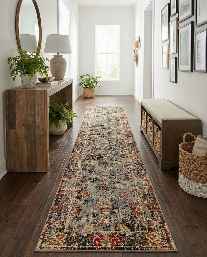 Neptune Elegance Collection Area Rug -  Galatea (Blue) Runner Blue  lifestyle 32