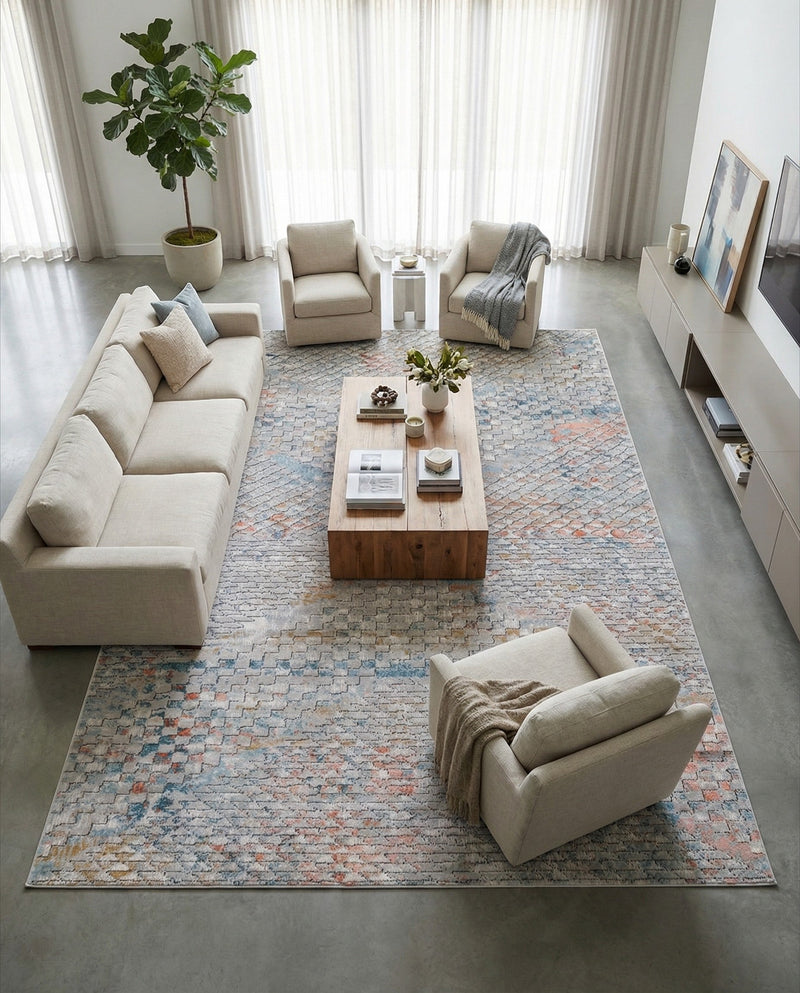 Dresden Elegance Collection Area Rug -  Freiberg Rectangle Multi  lifestyle 10