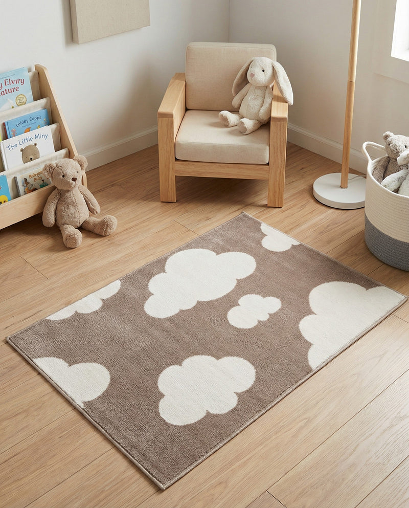 Wonder Tykes Collection Area Rug -  Dreamview Rectangle Hazelnut Beige  lifestyle 10