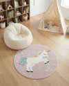 Wonder Tykes Collection Area Rug -  Tangle Round Pink  lifestyle 24