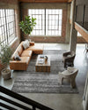 Studio Haven Collection Area Rug -  Gallery (Dark Gray) Rectangle Dark Gray  lifestyle 16