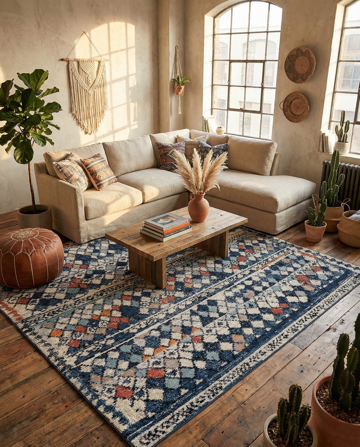 Tangier Treasures Collection Area Rug -  Marrakech Rectangle Multi  lifestyle 41