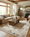 Coastal Haven Collection Area Rug -  Surfside Rectangle Ivory  lifestyle 11