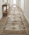 Coastal Manor Collection Area Rug -  Oceanfront Runner Blue Beige  lifestyle 36
