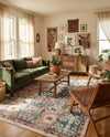 Savannah Elegance Collection Area Rug -  Azalea Rectangle Pink  lifestyle 37
