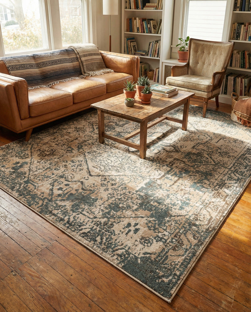 Gobi Sands Collection Area Rug -  Turpan Rectangle Multi  lifestyle 9