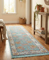 Arcadia Rugs Collection Area Rug - Eden (Aqua and Blue) Runner Aqua and Blue  lifestyle 54