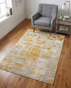 Bloomsbury Elegance Collection Area Rug -  Belgravia Rectangle Yellow  lifestyle 52