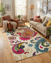 Marrakesh Elegance Collection Area Rug -  Beni Rectangle Cream  lifestyle 18