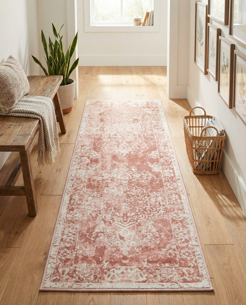 Cambridge Classics Collection Area Rug -  Magdalene (Pink) Runner Pink  lifestyle 38