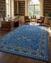 Isfahan Elegance Collection Area Rug - Naghsh-e Jahan (Dark Blue) Rectangle Dark Blue  lifestyle 15