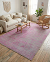Sahara Essence Collection Area Rug - Oasis (Pink) Rectangle Pink  lifestyle 14