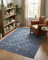 Horizon Collection Area Rug -  Aurora Rectangle Blue  lifestyle 19