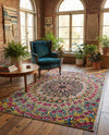 Venetian Tapestry Collection Area Rug -  Burano Rectangle Multi  lifestyle 10