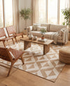 Urban Oasis Rugs Collection Area Rug -  Highrise (Beige) Square Beige  lifestyle 50
