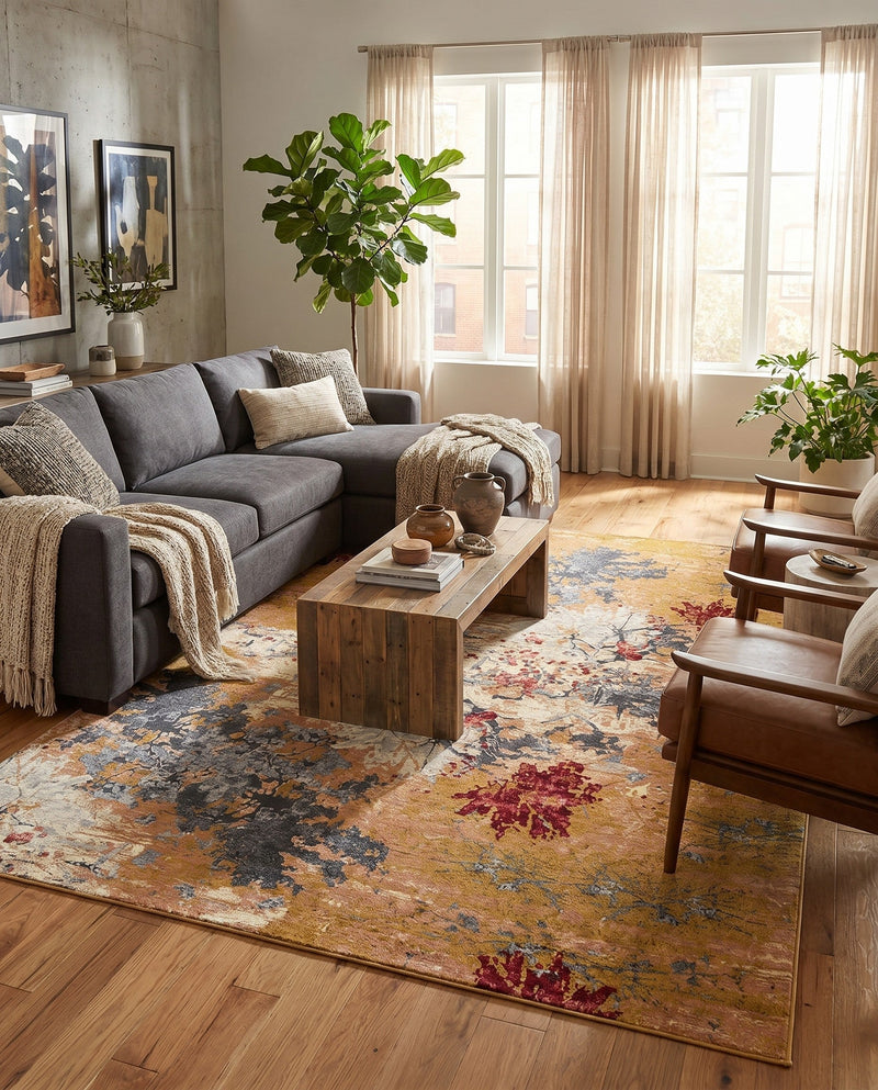 Urban Terrace Collection Area Rug -  Alcove Rectangle Multi  lifestyle 3