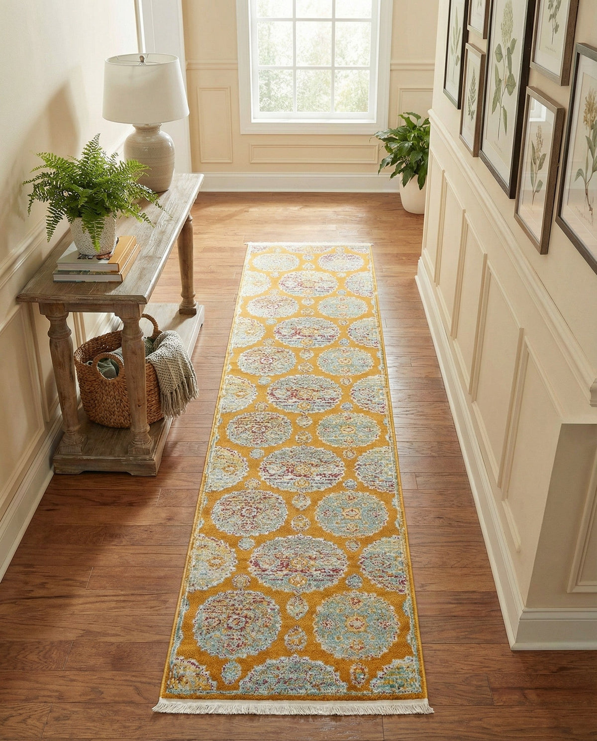 Arcadia Rugs Collection Area Rug -  Atlantis (Orange) Runner Orange  lifestyle 84
