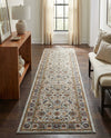 Casablanca Tapestry Collection Area Rug -  Marrakech (Cloud Gray) Runner Cloud Gray  lifestyle 50