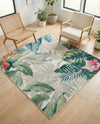 Seaside Blooms Collection Area Rug -  Paradise Square Multi  lifestyle 53