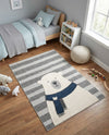 Wonder Tykes Collection Area Rug -  Dreamland Rectangle Gray  lifestyle 14