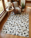 Savannah Hideaway Collection Area Rug - Savannah Rectangle Ivory Gray  lifestyle 11