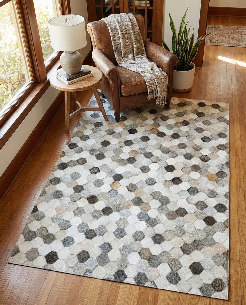 Savannah Hideaway Collection Area Rug - Savannah Rectangle Ivory Gray  lifestyle 11