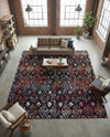 Brighton Terrace Collection Area Rug -  Ovingdean Square Multi  lifestyle 42