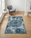 Riviera Elegance Collection Area Rug -  Monaco (Blue) Rectangle Blue  lifestyle 17