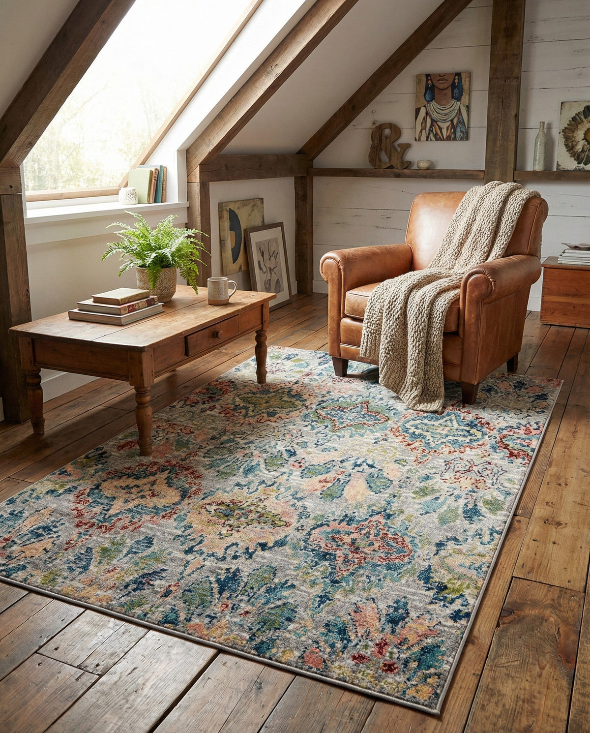 Savannah Elegance Collection Area Rug -  Forsyth Rectangle Multi  lifestyle 40