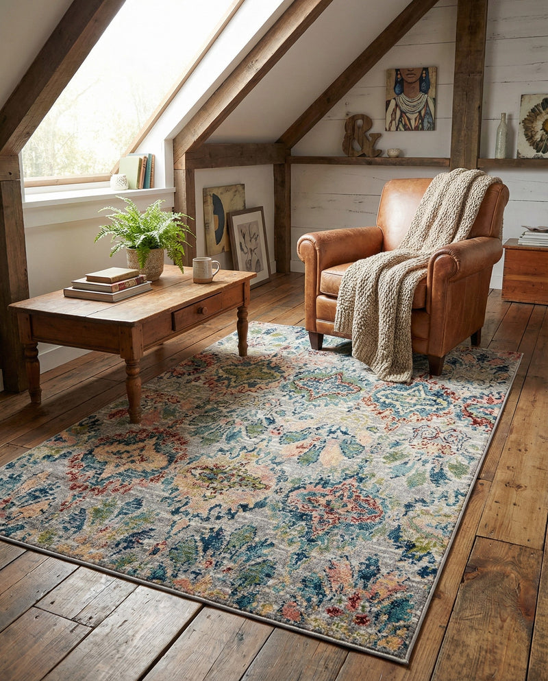 Savannah Elegance Collection Area Rug -  Forsyth Rectangle Multi  lifestyle 40