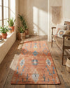 Savannah Threads Collection Area Rug -  Namib Runner Rust Red  lifestyle 49