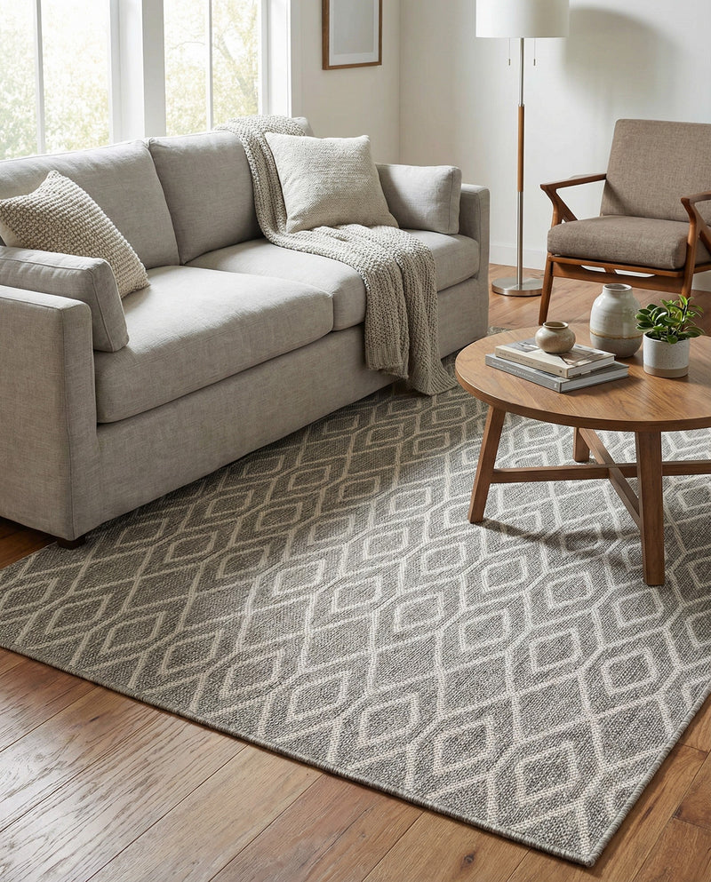 Urban Oasis Rugs Collection Area Rug -  Boulevard (Gray Cream) Rectangle Gray Cream  lifestyle 17