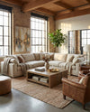 Urban Shimmer Jute Collection Area Rug - Metropolis Rectangle Natural  lifestyle 3