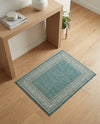 Soho Elegance Collection Area Rug -  Mercer (Turquoise) Rectangle Turquoise  lifestyle 24