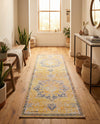Baroque Era Collection Area Rug - Versailles (Tuscan Yellow) Runner Tuscan Yellow  lifestyle 35