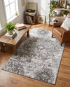Riviera Elegance Collection Area Rug -  Monaco (Gray) Rectangle Gray  lifestyle 19