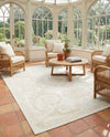 Bloomsbury Elegance Collection Area Rug - Mayfair Rectangle Ivory  lifestyle 60
