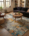 Chromatic Oasis Collection Area Rug -  Fresco Rectangle Multi  lifestyle 18