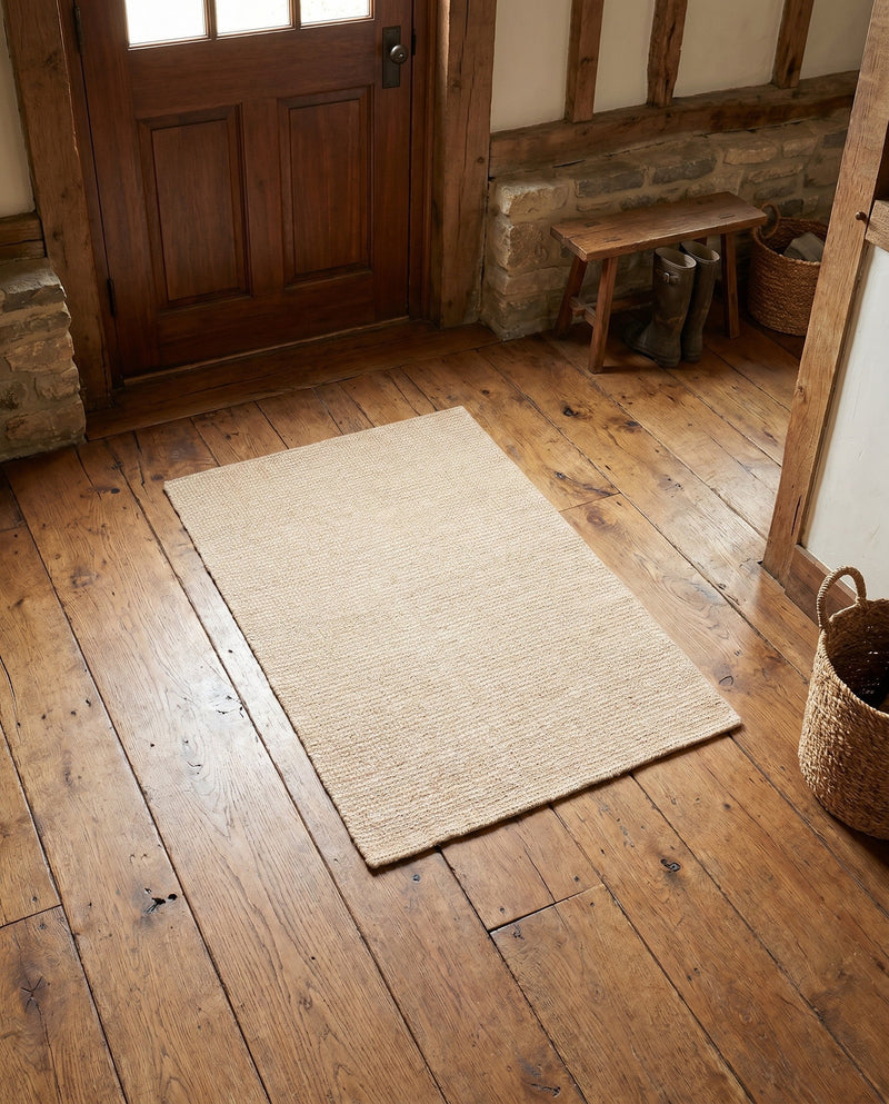 Berkshire Estate Collection Area Rug - Windsor (Oat Beige) Rectangle Oat Beige  lifestyle 11
