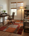 Autumn Meadow Collection Area Rug -  Sycamoreside (Multi) Rectangle Multi  lifestyle 3