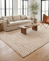 Osian Looms Collection Area Rug - Mumbai Rectangle White  lifestyle 25